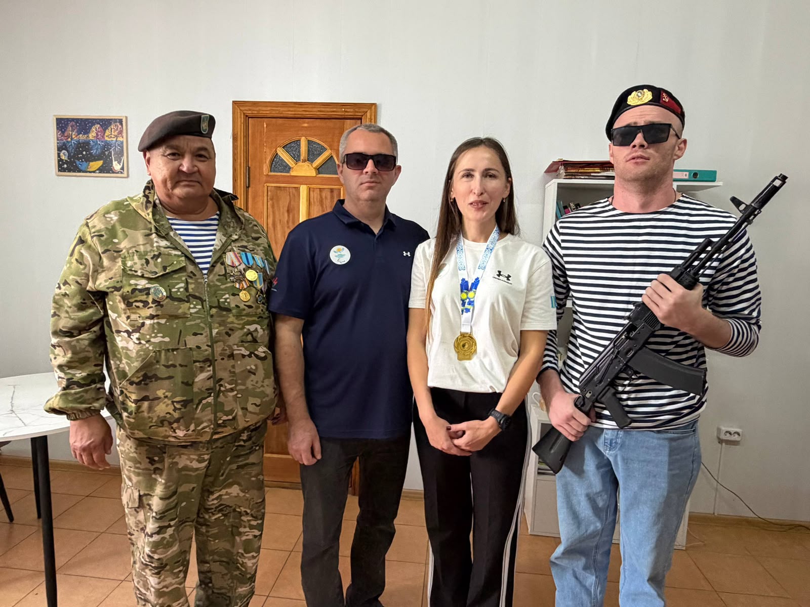 В Костанае незрячие спортсмены впервые соревновались в аудиострельбе