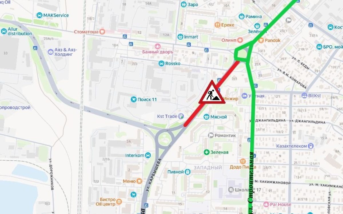 В Костанае с 28 по 30 августа временно будет меняться схема движения автобусных маршрутов № № 3, 5, 108, 113А