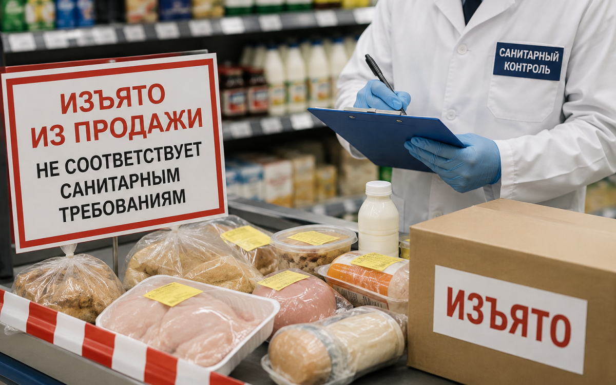 В Костанае из продажи изъяли почти 40 партий продукции, не соответствующей санитарным требованиям