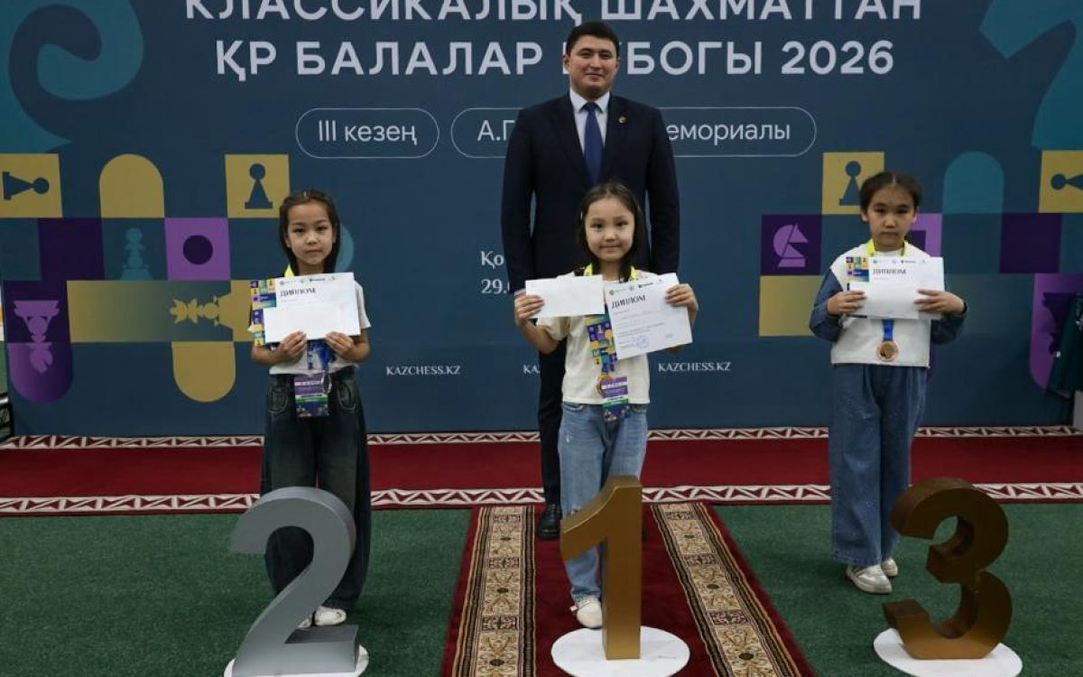 В Костанае завершился 3-й этап Детского Кубка Казахстана по шахматам — Мемориал Анатолия Уфимцева