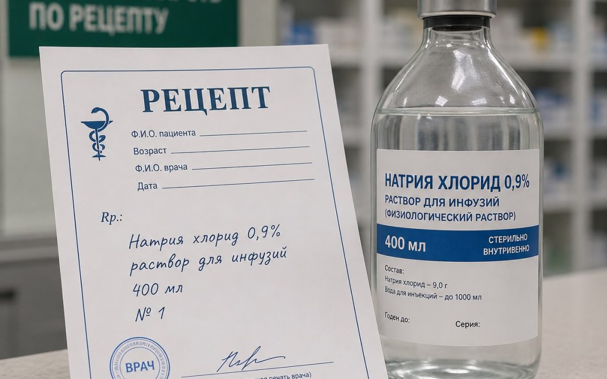 В аптеках Костаная покупателей стали просить предъявлять рецепт при приобретении физраствора