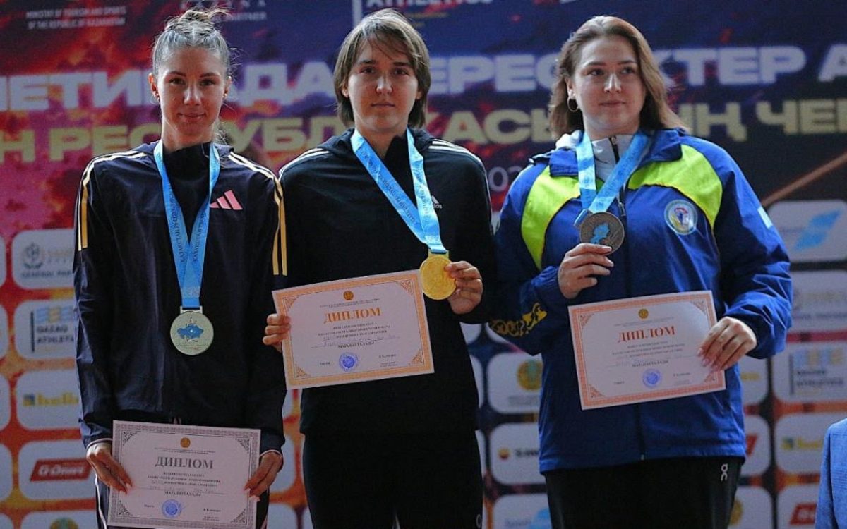 Три медали завоевали легкоатлеты Костанайской области на чемпионате Казахстана