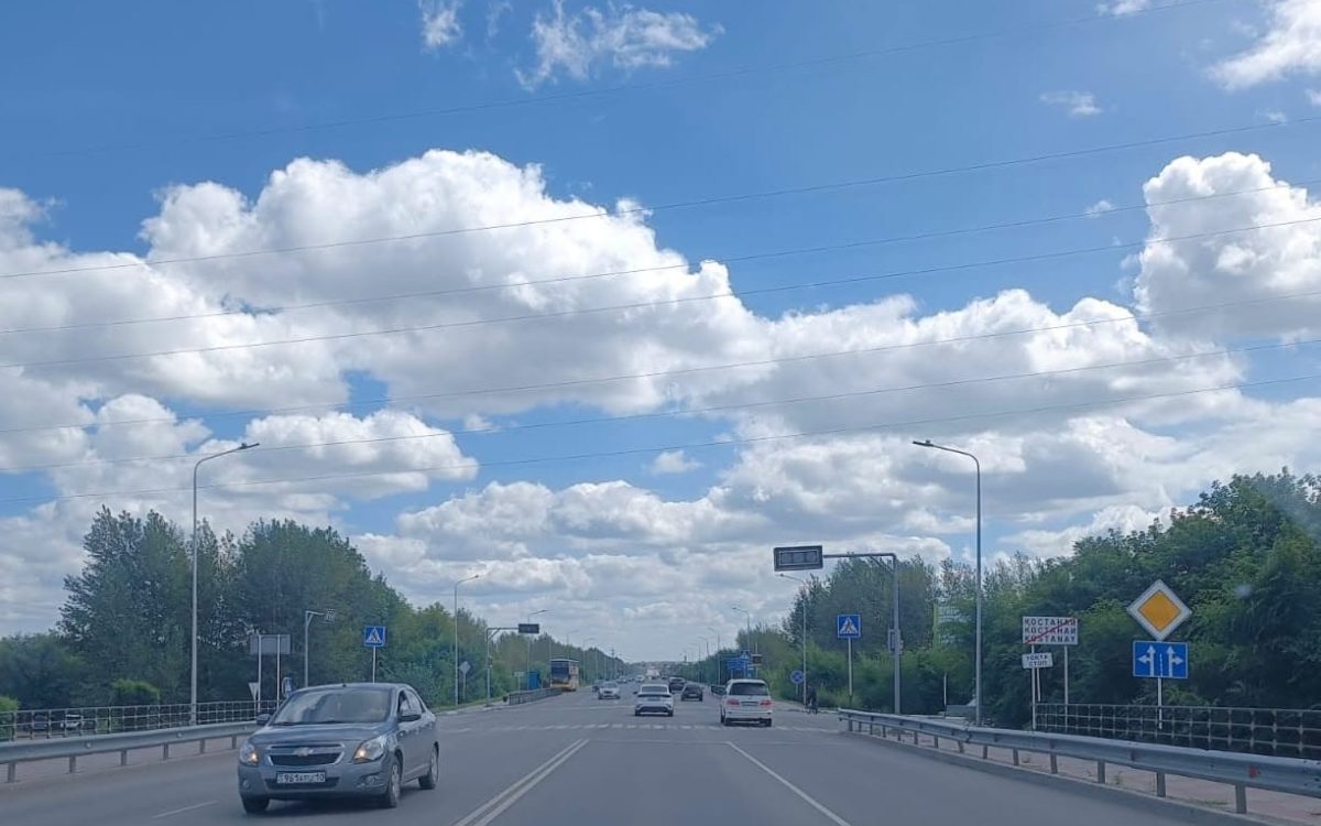 На выезде из Костаная так и не установили знак «60»
