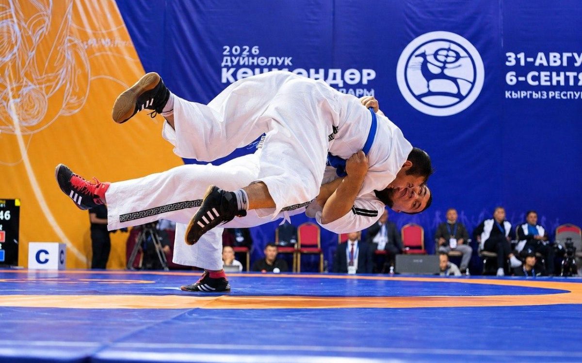 Костанайский борец завоевал серебро Всемирных игр кочевников