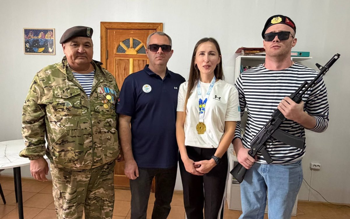 В Костанае незрячие спортсмены впервые соревновались в аудиострельбе