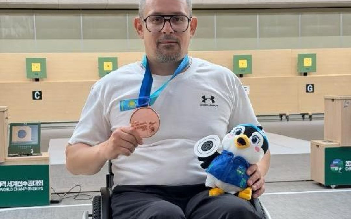 Костанайский параспортсмен завоевал бронзу чемпионата мира в Южной Корее