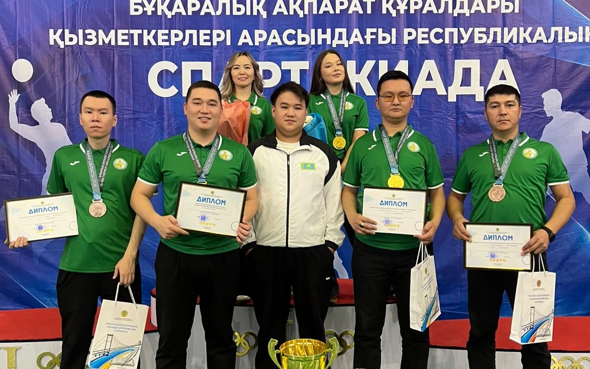 Қостанайлық журналистер республикалық спартакиадада ІІІ орын алды